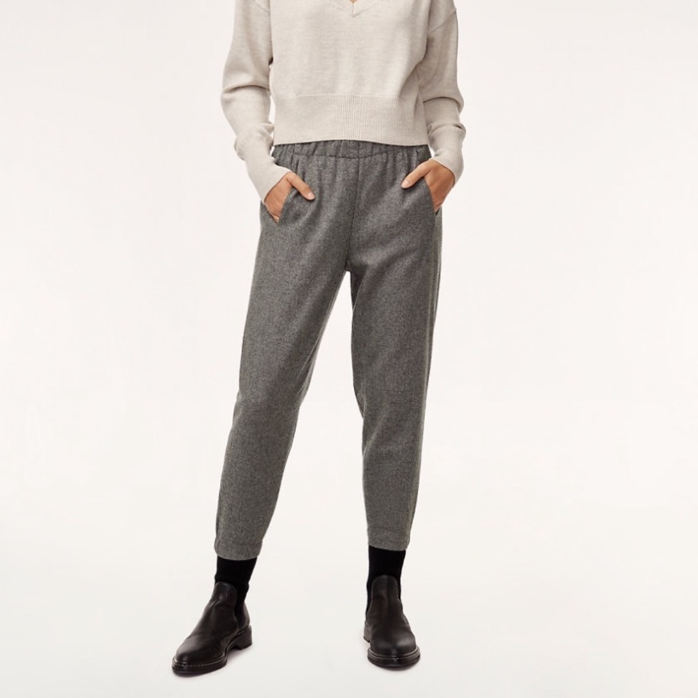 dark grey babaton trousers